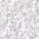 Miyuki long Magatama Perlen 4x7mm - White pearl ceylon LMA-420